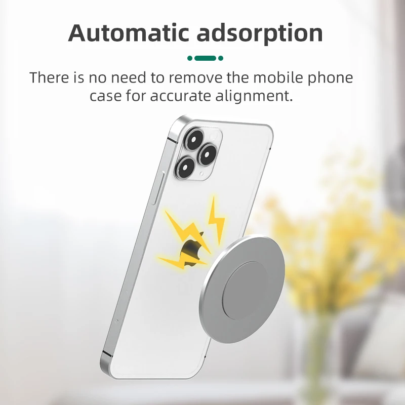 magnetic phone holder for iphone 12 13 pro max mini exquisite metal plate with strong stickiness base adapted to magnetic iphone free global shipping