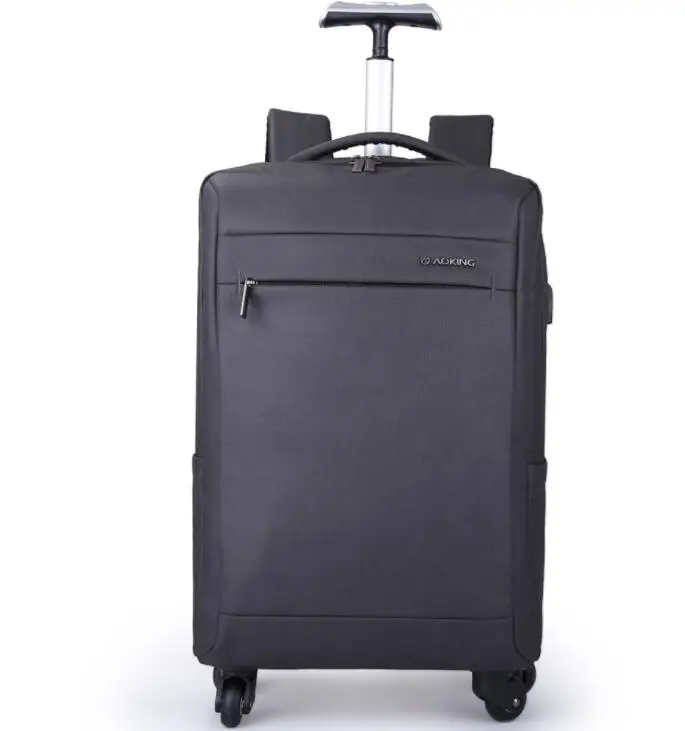 Luggage backpack bags with wheels Men Travel trolley bag  wheeled backpack for Business Cabin carry on Rolling luggage suitcase