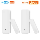 Tuya Smart WiFi Zigbee датчик двери Сигнализация окно открытый закрытый детектор умная жизнь приложение оповещения Система безопасности с Alexa Google Home