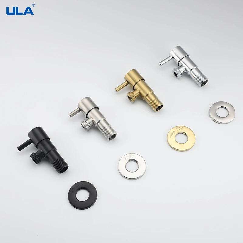 

ULA Practical Water Level Control Durable Replacement Single Cold Water Valve for Bidet Faucet Anti Corrosion Stainless Steel