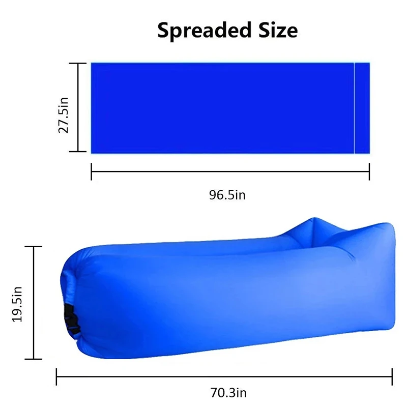 

2021Camping inflatable Sofa air bed lazy bag ultralight down sleeping bag Inflatable sofa lounger trending products