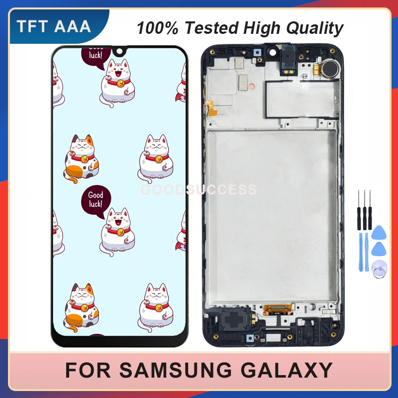 

100% Test 6.4'' For SAMSUNG Galaxy M30S M307 LCD M307F M307F/DS Display Digitizer Touch Panel Screen Assembly A30S Lcds Screen