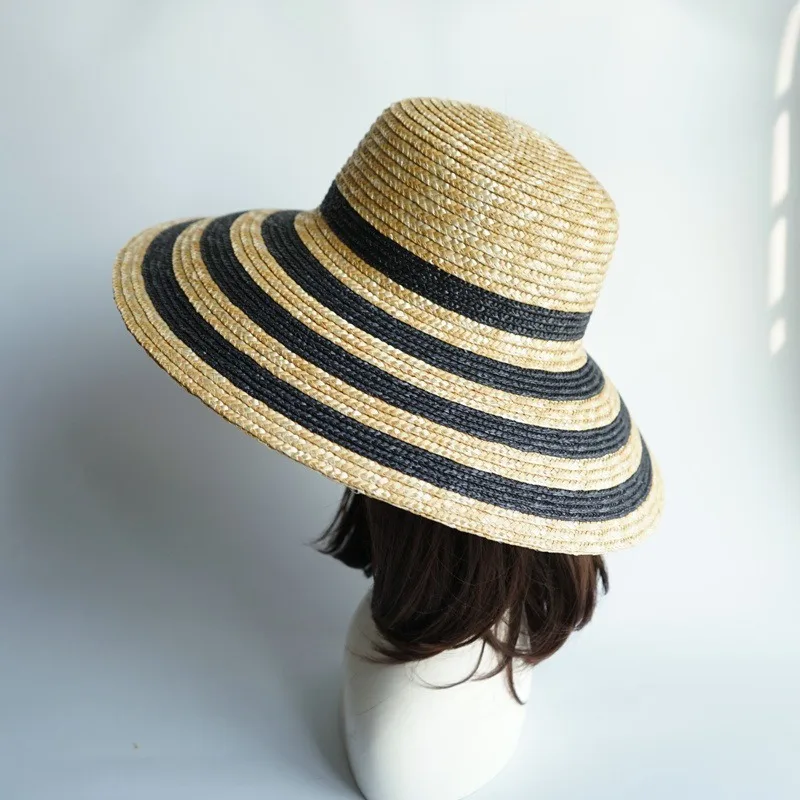 Французская Ретро экспорт оригинальный счет-фактура полосатая пшеничная