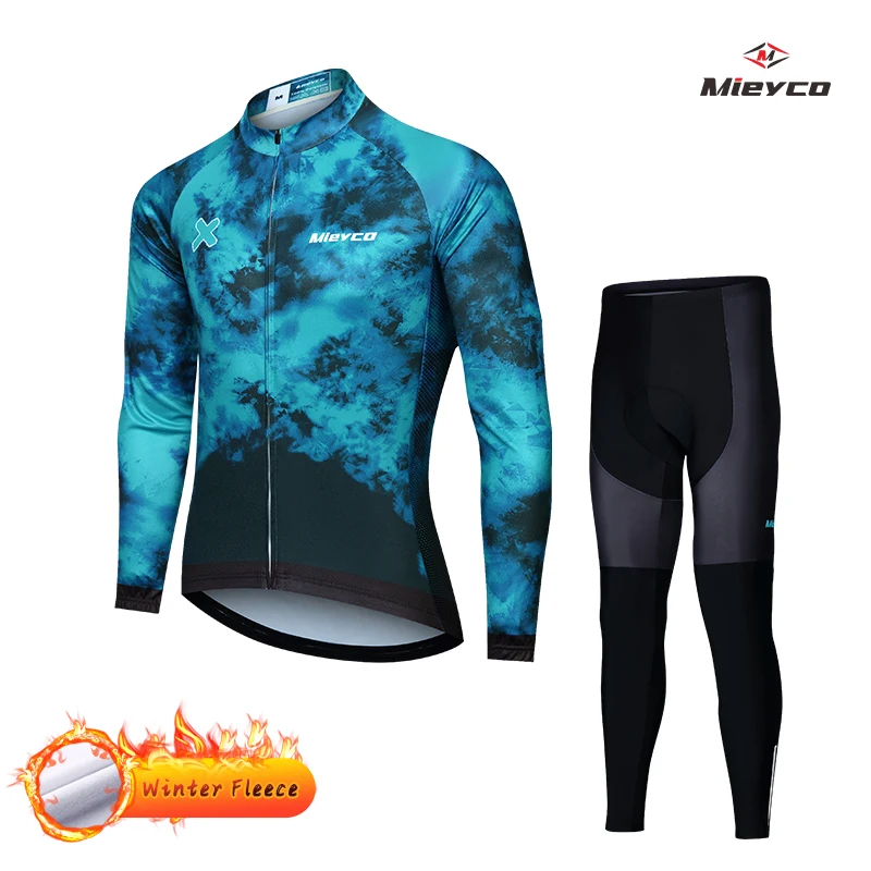 

Велосипедный комплект из Джерси, зимние теплые флисовые аксессуары для горных велосипедов, велосипедные куртки, костюмы, мужская одежда 2022,...