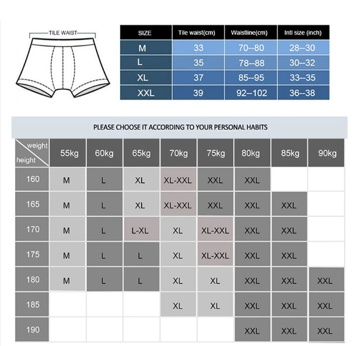 Мужские хлопковые трусы цвет в ассортименте 1 шт |