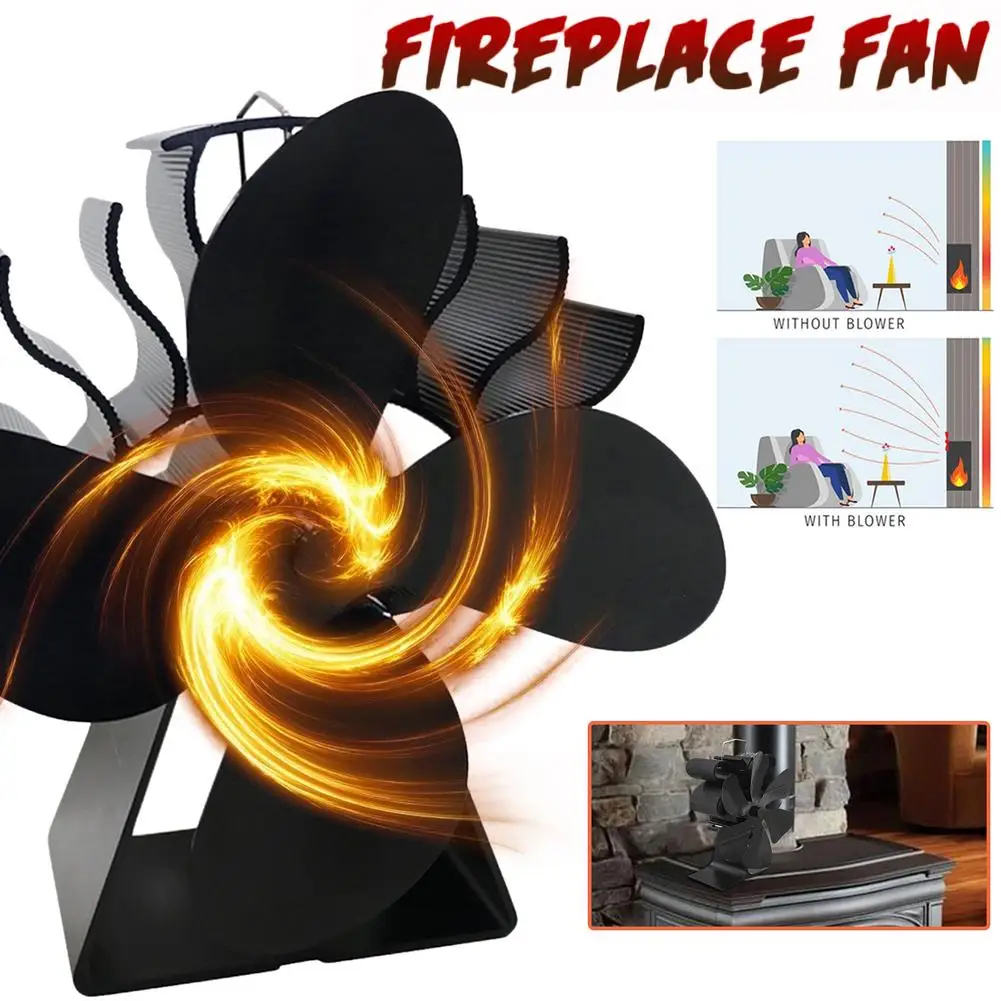 

Энергосберегающая деревянная горелка Ecofan с 4 лезвиями
