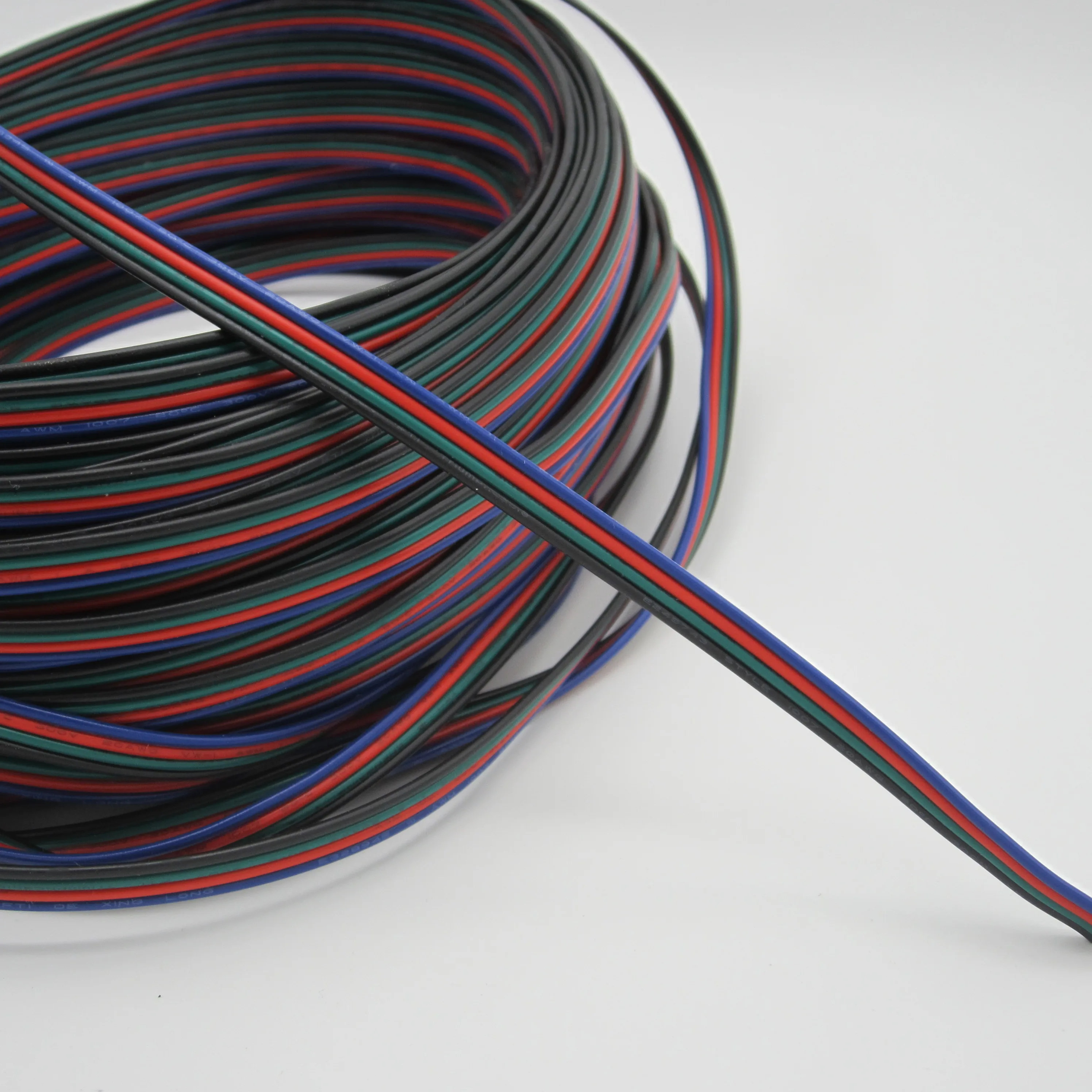 DHL Бесплатная доставка 4-контактная Светодиодная лента медный кабель-удлинитель