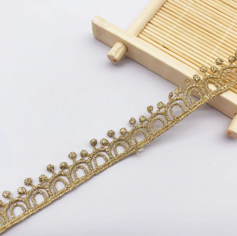 Кружевная аппликация из полиэстера кружевная ткань для шитья см 10 ярдов с