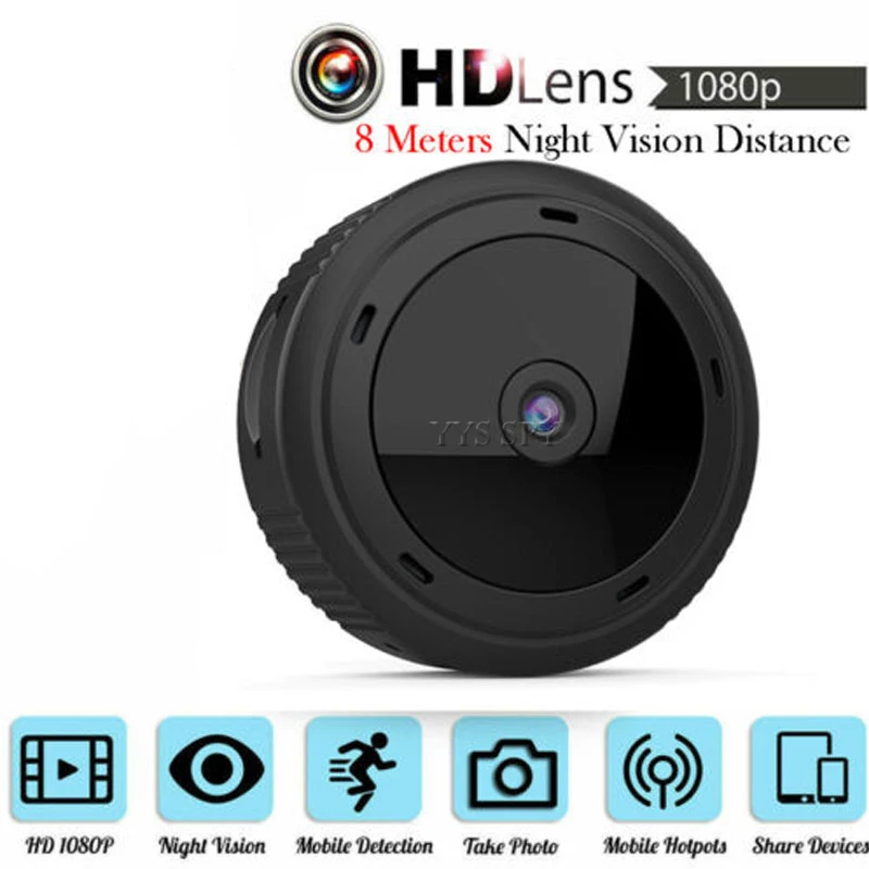 Wifi мини-камера Espia 1080P Магнитный корпус 8 шт. датчик движения ночного видения HD видео пульт Микро IP Cam поддержка Скрытая TF карта