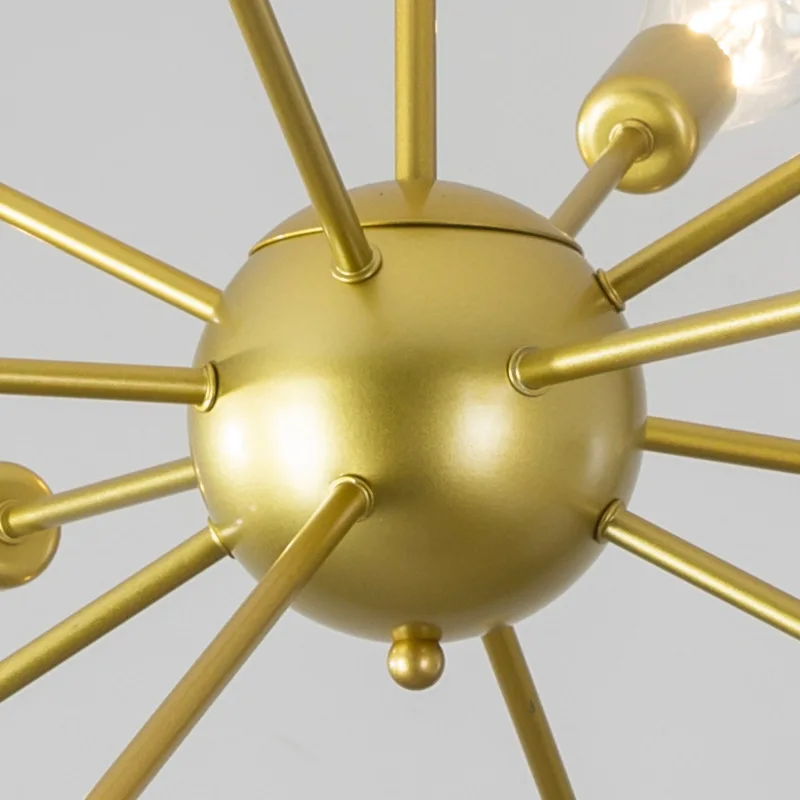 Люстра &quotспутник&quot латунь современные подвесные светильники Античное золото