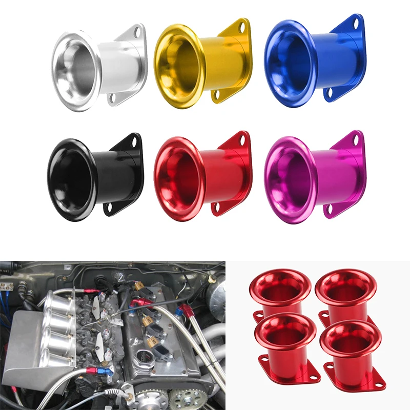 

4pcs For Toyota Corolla AE86 GTS Velocity V-stacks Airbox Intake V Stack Add Horse Power 20V 4AG ITB/ITBs Air Horn Funnel