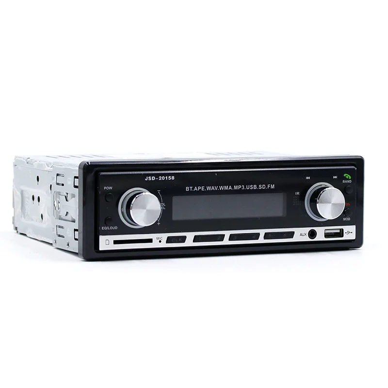 TOSPRA JSD-20158 auto Stereo 1 Din Car Radio 12v bluetooth V2.0 FM Aux Input Receiver Car Audio SD USB MP3 MMC WMA