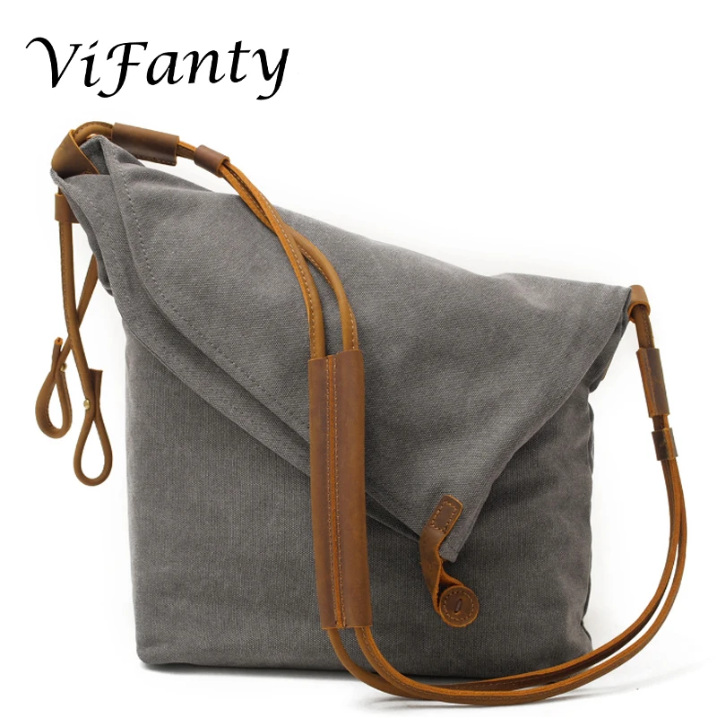 Восковая Холщовая Сумка через плечо сумка-мессенджер повседневная сумка на