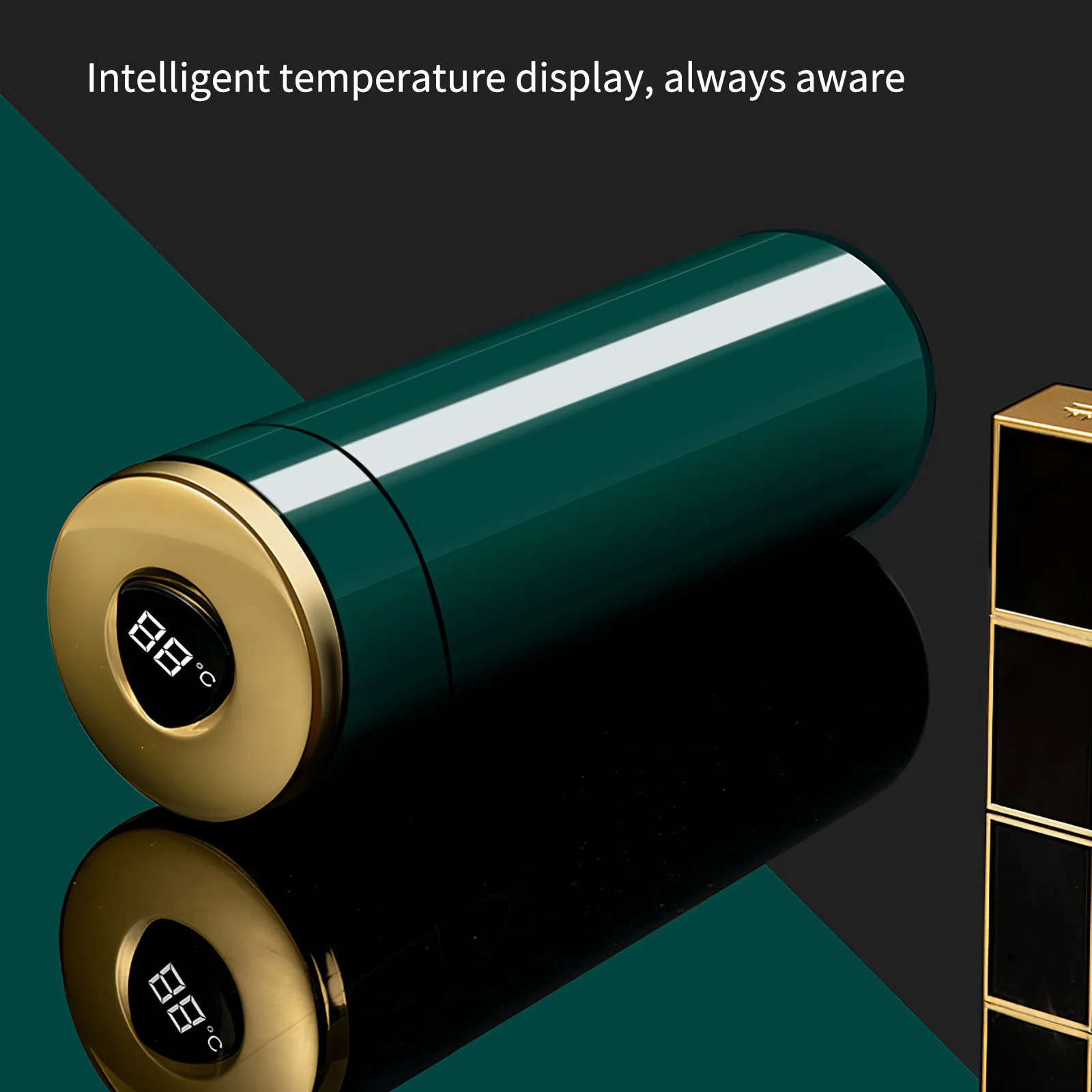 

Умная изоляционная чашка для воды, 350 мл, Цифровой температурный дисплей, вакуумная Водонепроницаемая умная Термокружка Из Нержавеющей Ста...