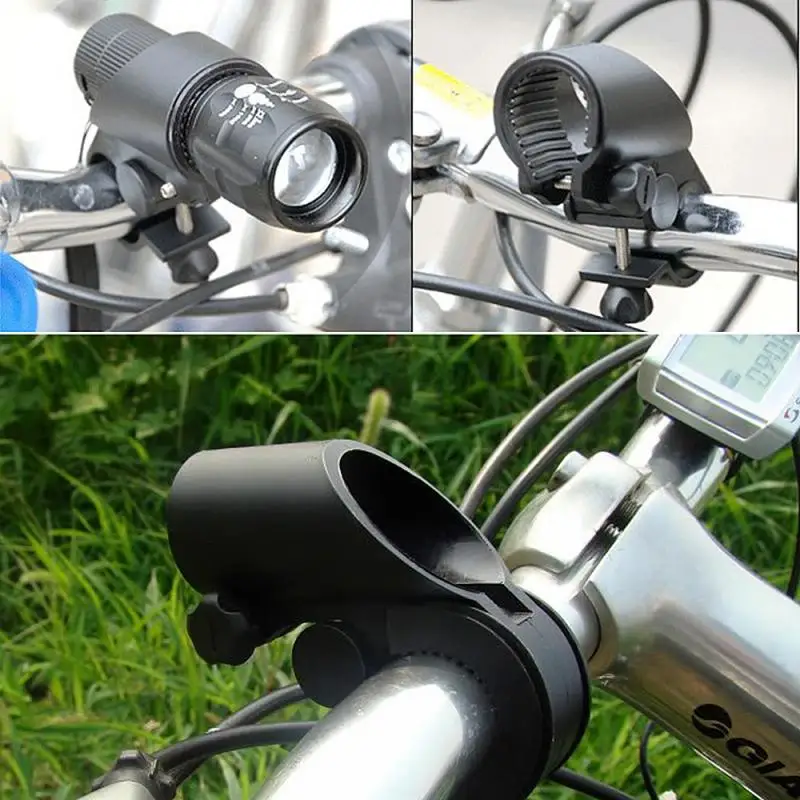 

2020 Portable Bike Bicycle Light Lamp Stand Holder Grip LED Flashlight Torch Clamp Clip Mount Bracket Accessories Hot Sale