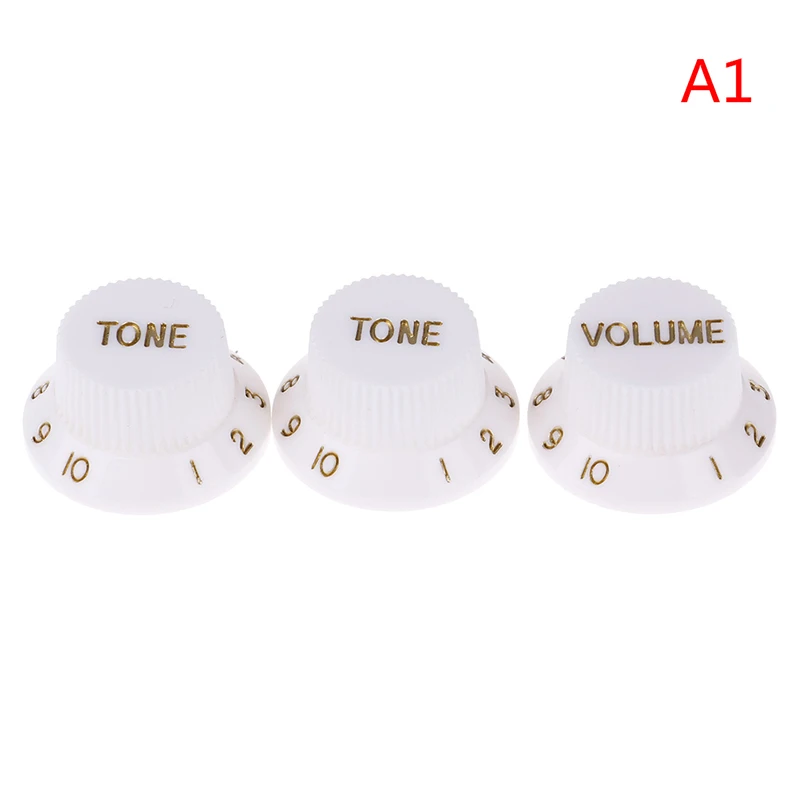 

New Guitar Accessories Guitars Strat Knob 1-Volume 2-Tone Control Knobs For Guitar