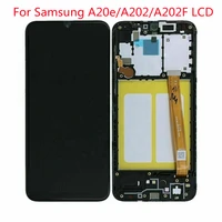 original samsung galaxy a20e lcd touch screen digitizer assembly for a202 a202f a20e can be wholesale