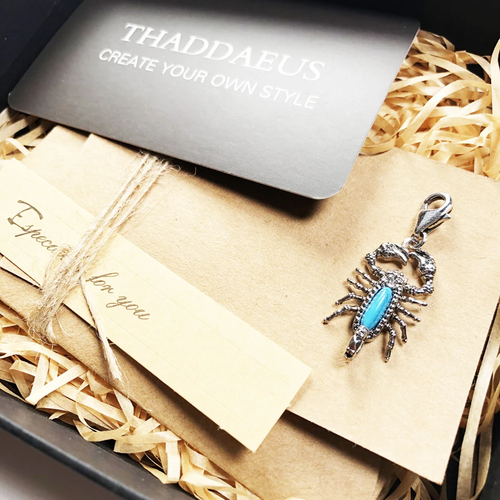 

Scorpion Charms Pendant Europe Jewelry Accessories 925 Sterling Silver Jewelry Freedom Protective Instinct Gift For Women Men