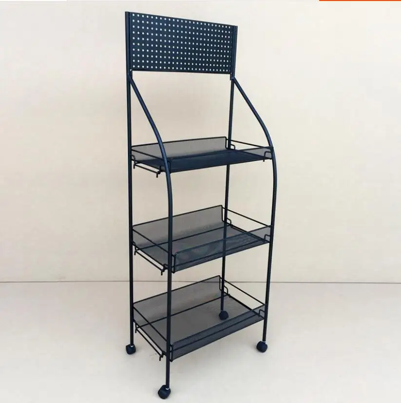 

Supermarket convenience store snack shelf small accessories socks display rack mobile phone accessories umbrella display rack