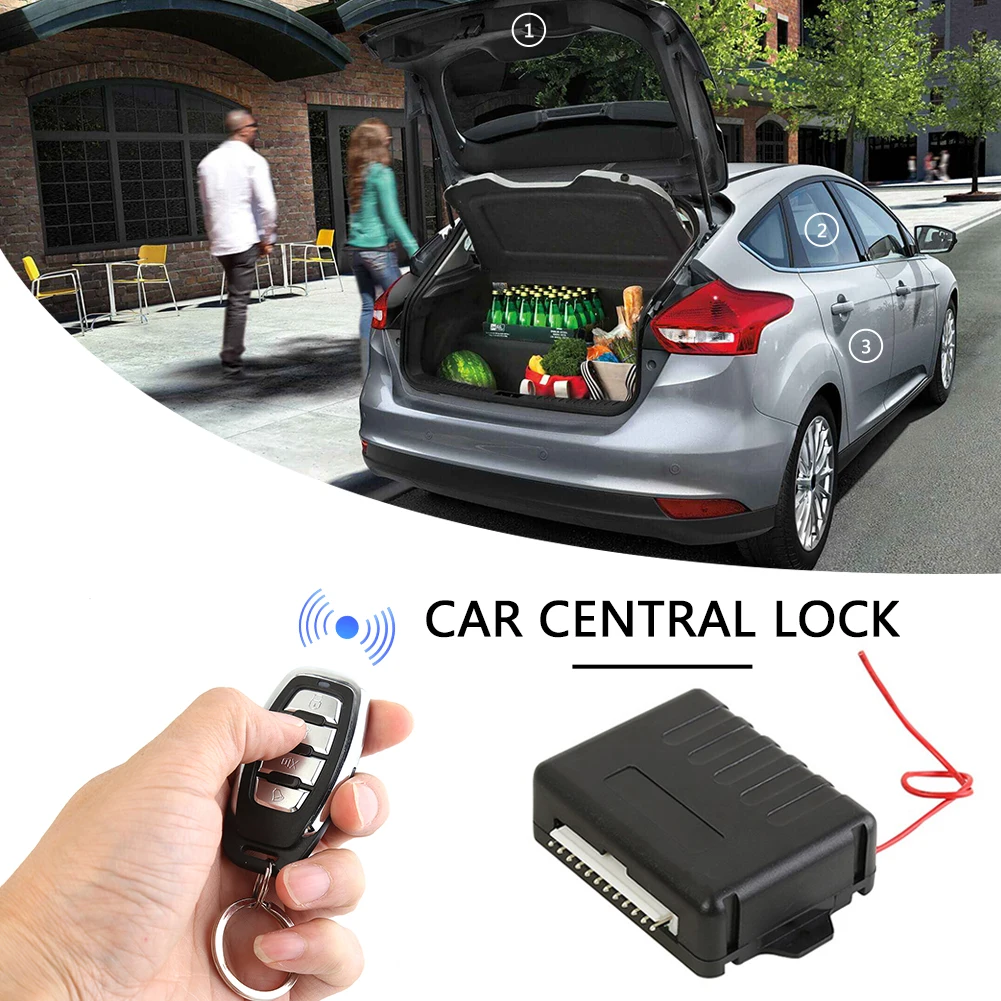 

Keyless Entry Alarm System Universal Car Remote Central Door Lock Kit 410/T218 for Unique Parts Portable Car Ornaments