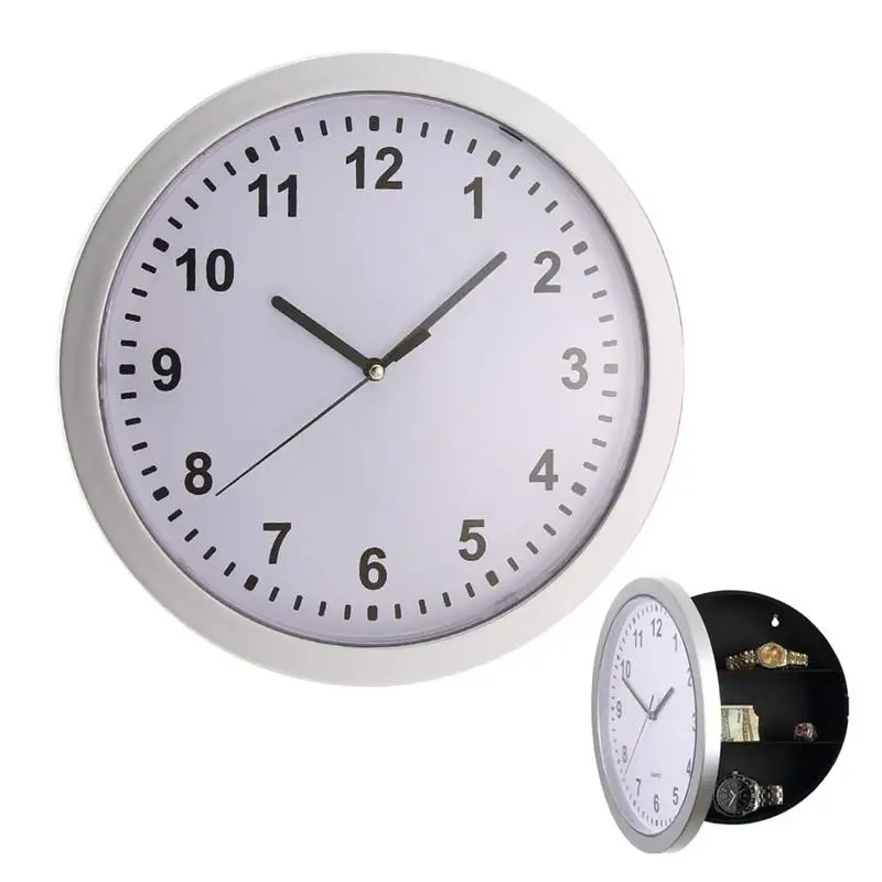Скрытые безопасные настенные часы складские пластиковые скрытые Висячие