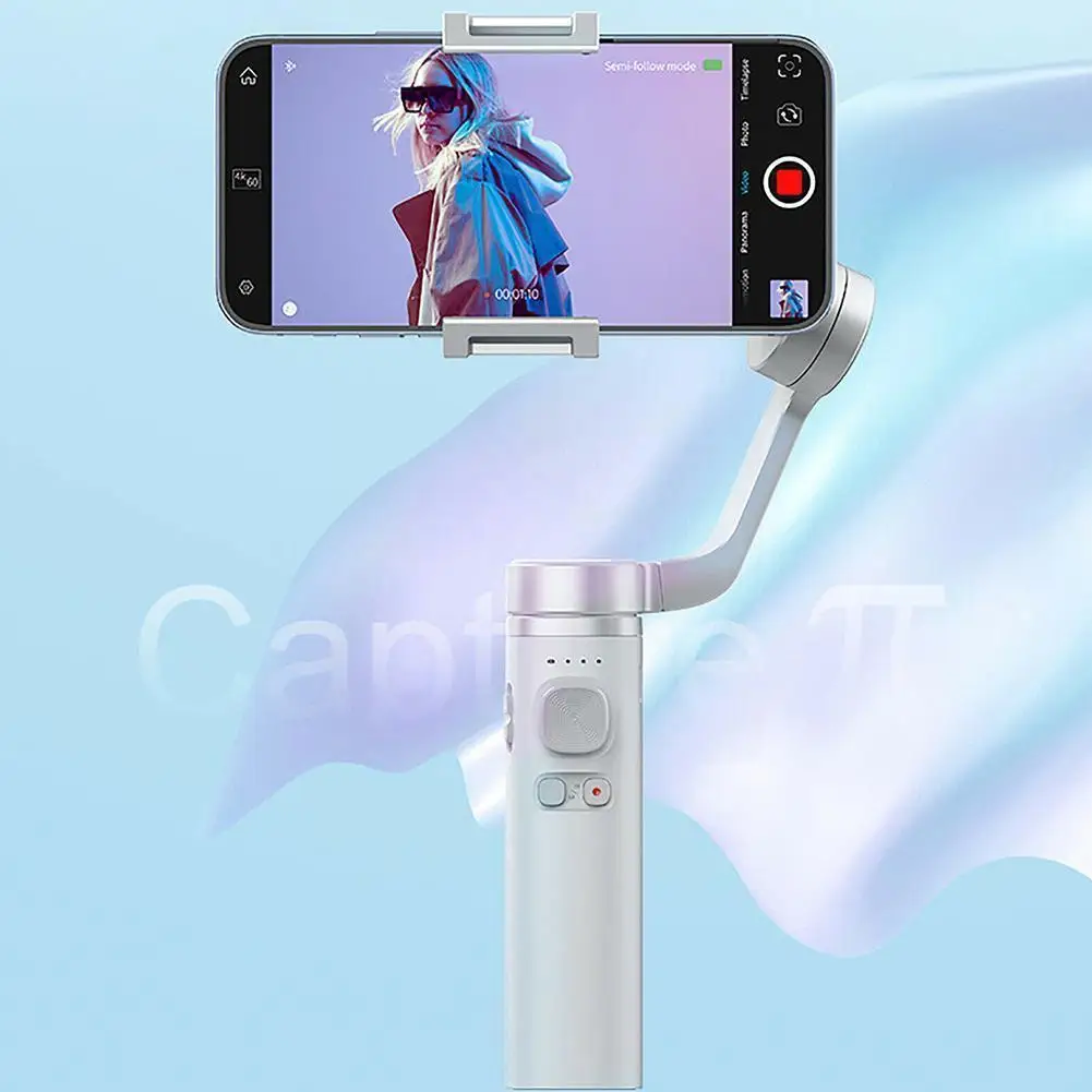 

Funsnap 3-Axis Stabilizer 3 Combo Handheld Smartphone Capture Holder For FUNSNAP π Action Gimbal Camera Zoom D8I5