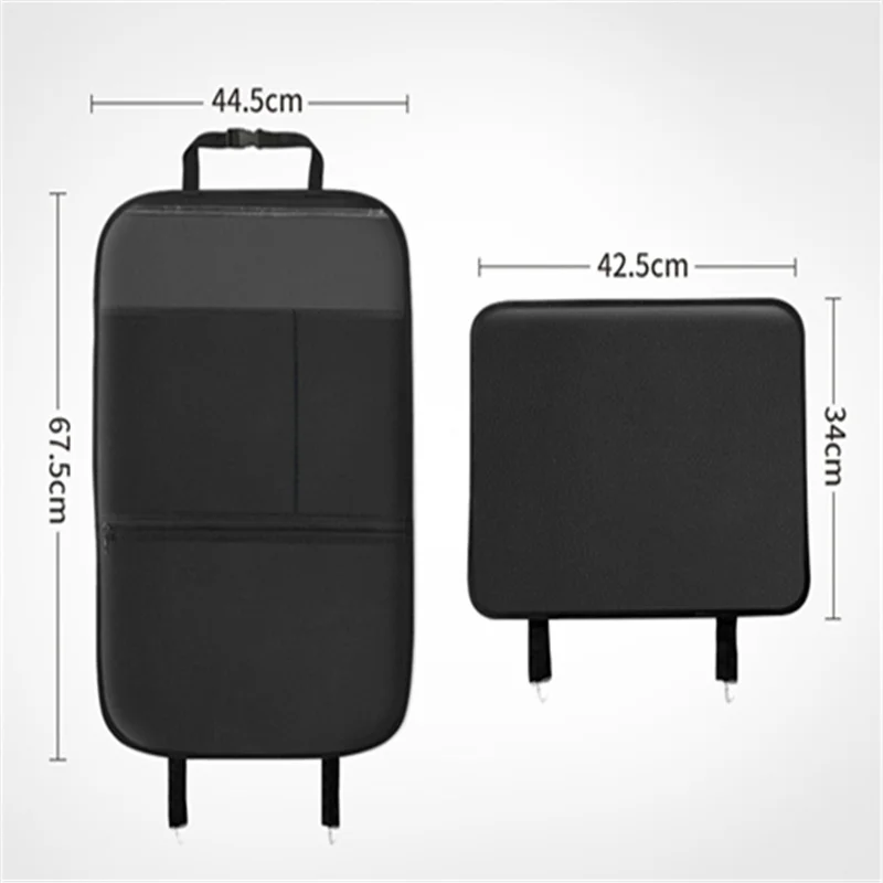 

Leather Automobiles Anti Kicking Pad Stain Resistant Child Kick Pads Car Seat Back Scuff Dirt Protection Interior Accessories
