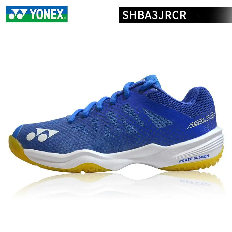 shbA3CRJR Yonex Pro Kids бадминтон обувь брендовые Детские кроссовки для мальчиков и девочек дышащие Легкая теннисная спортивная обувь - Цвет: shbA3CRJR
