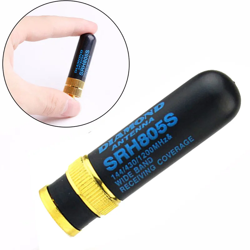 Diamond SRH805S SMA-F Женская UHF + VHF антенна для TK3107 2107 PUXING QUANSHENG Baofeng UV-5R TG-UV2 рация радио |