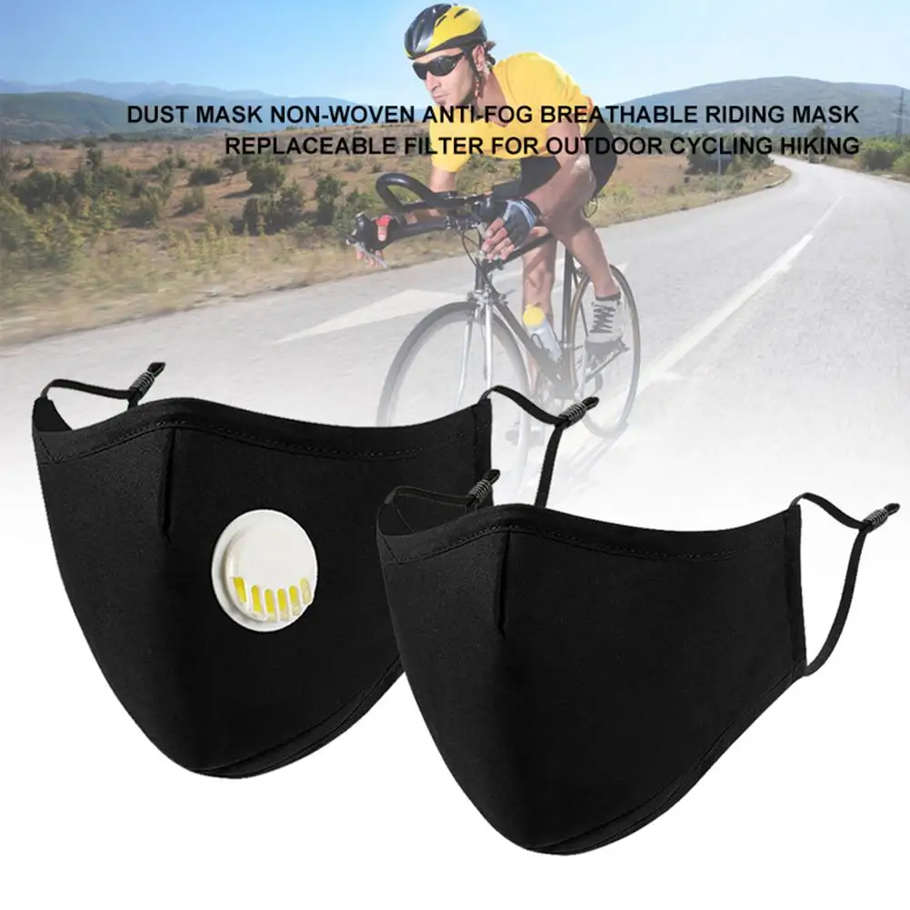 

Dust Mask Non-woven Anti-fog Breathable Riding Mask Replaceable Filter For Outdoor Cycling Hiking