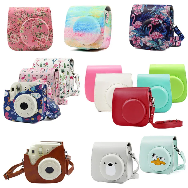 Мини камера CasShoulder ремень для Instax Mini 9 8 + мгновенная пленка se сумка PU Fujifilm кожаный