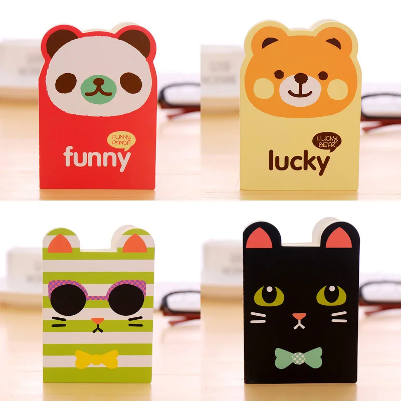 

20 Sheets Business Small Cute Notebook Animal Cartoon Portable Student Binder Index Inside Page Monthly Week Do List Stationery