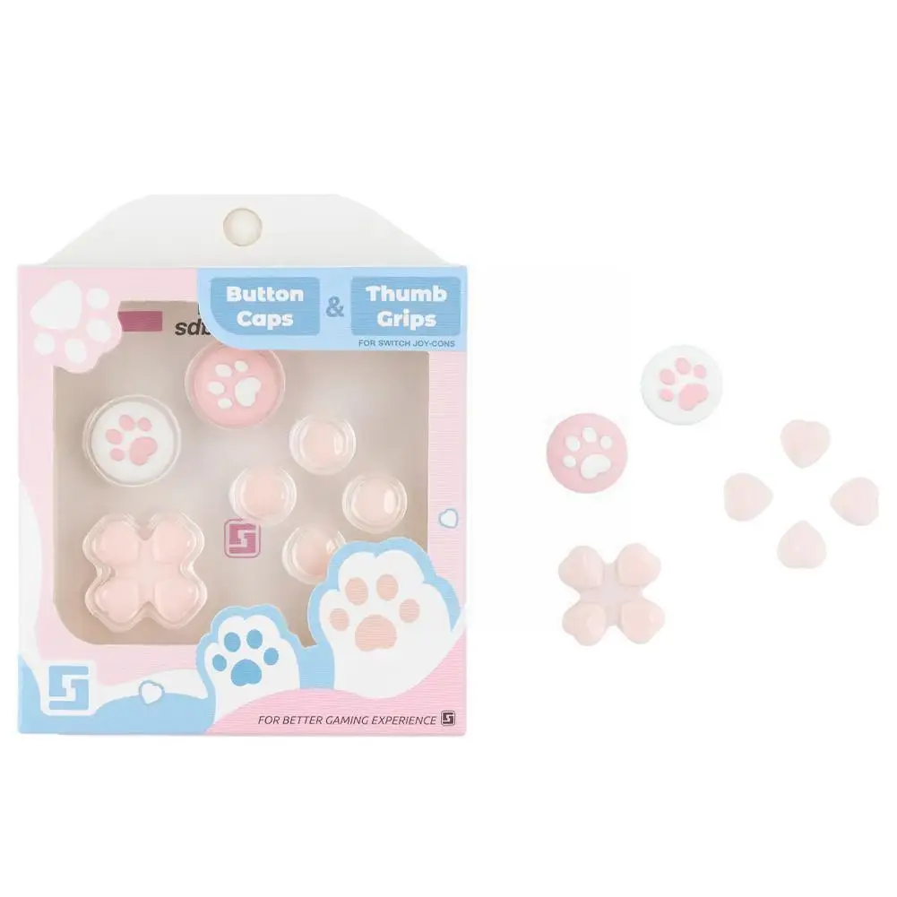 

Gamepad Thumb Rocker Grip Cover Thumb Stick Grip Cap Silicone Protective Cover Suitable For Nintendo Switch/Lite Game Contr O3C9