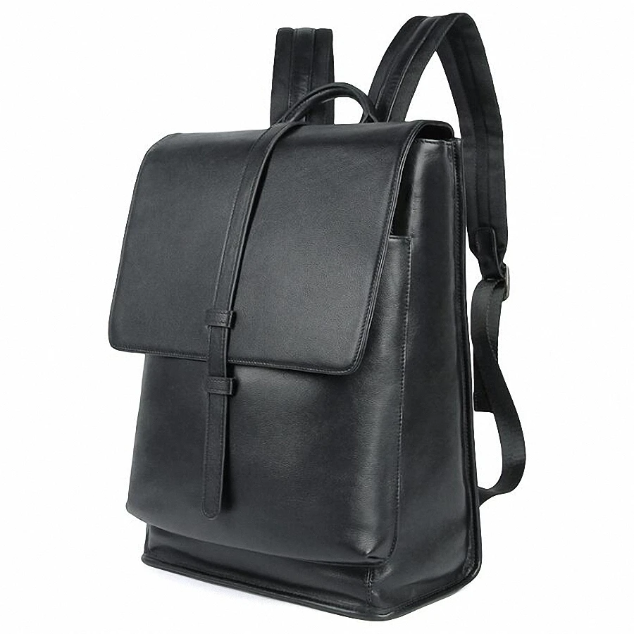 

Мужской рюкзак из 100% натуральной кожи, Большой Вместительный рюкзак для ноутбука 14 дюймов, мужские дорожные сумки для подростков, школьная сумка