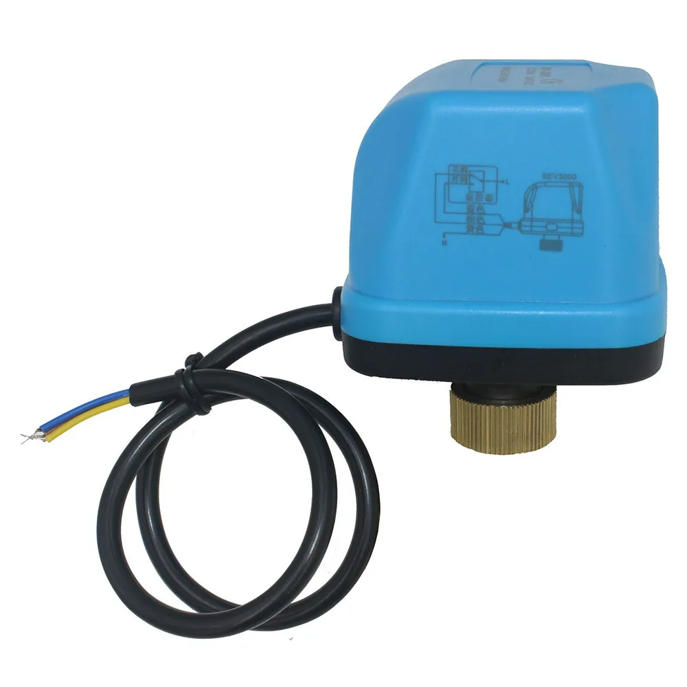 Трехпроводный двухходовой Электрический шаровой клапан привод моторизованный