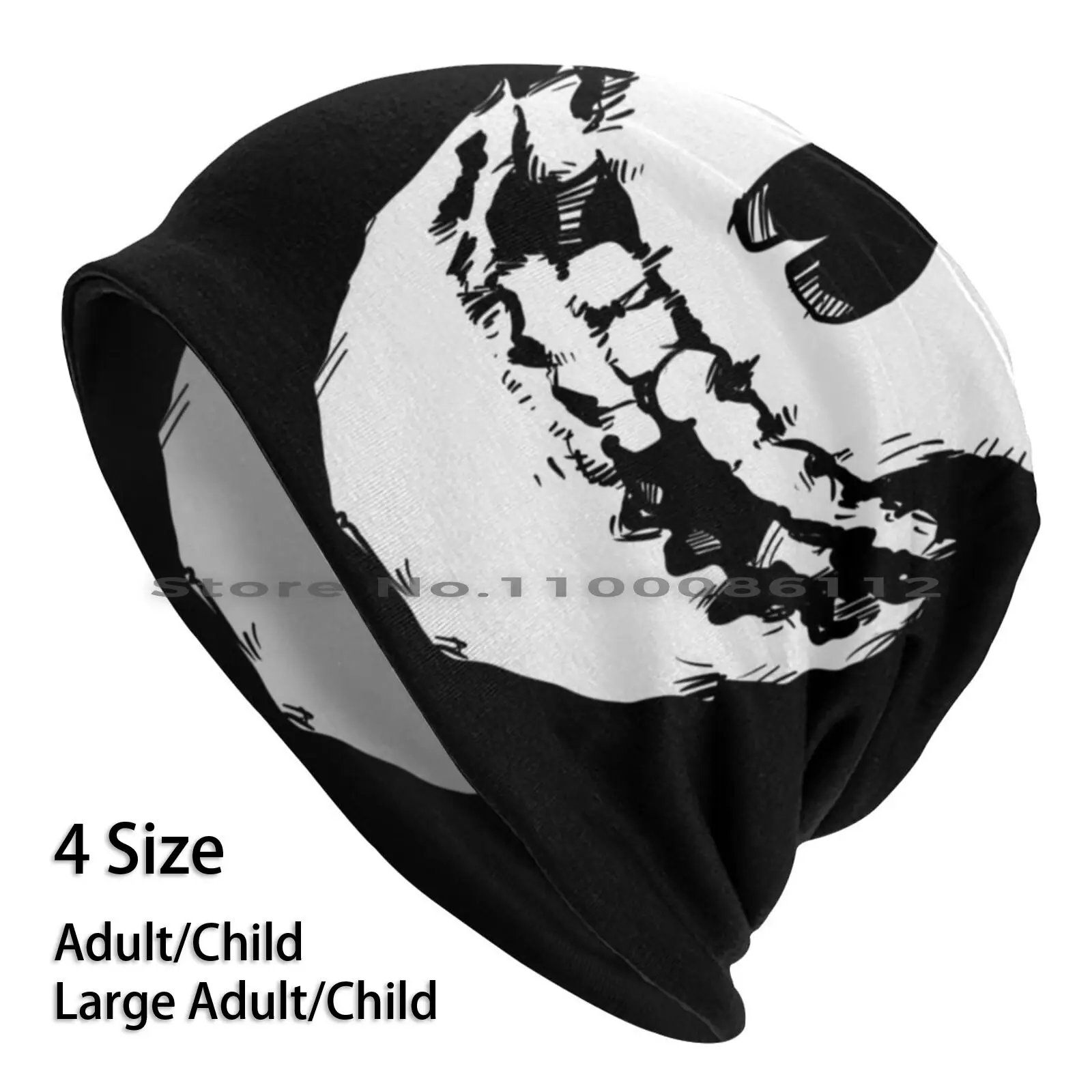 

138 Mask Beanies Knit Hat Fiend Club Rock Horror Punk Classic Skeleton Brimless Knitted Hat Skullcap Gift Casual Creative