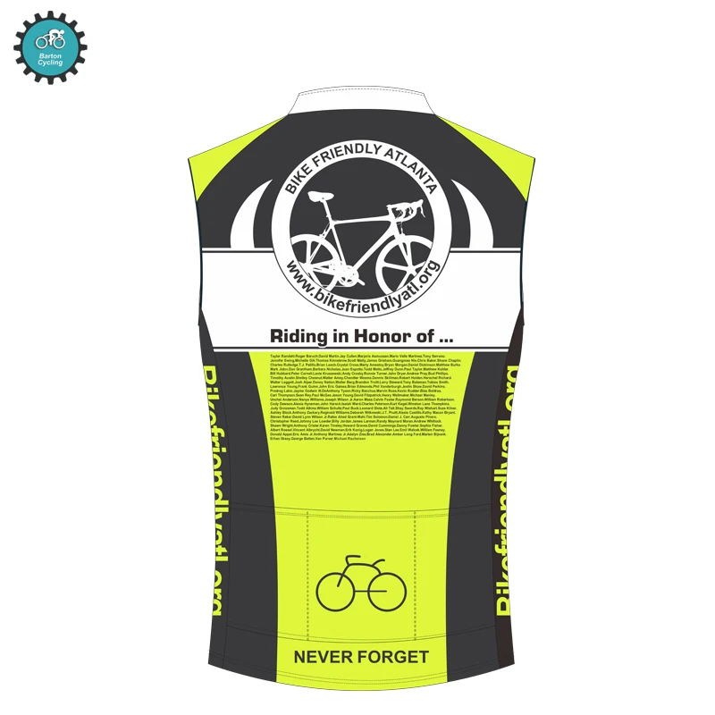 Трикотажные изделия для велоспорта Barton оригинальный дизайн соревнований