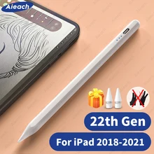 22th Gen Stylus Pen Voor Ipad Pen Apple Potlood Met Power Display & Palm Afwijzing Potlood Voor Ipad Pro 2021 2020 2018 7th 8th Air 4