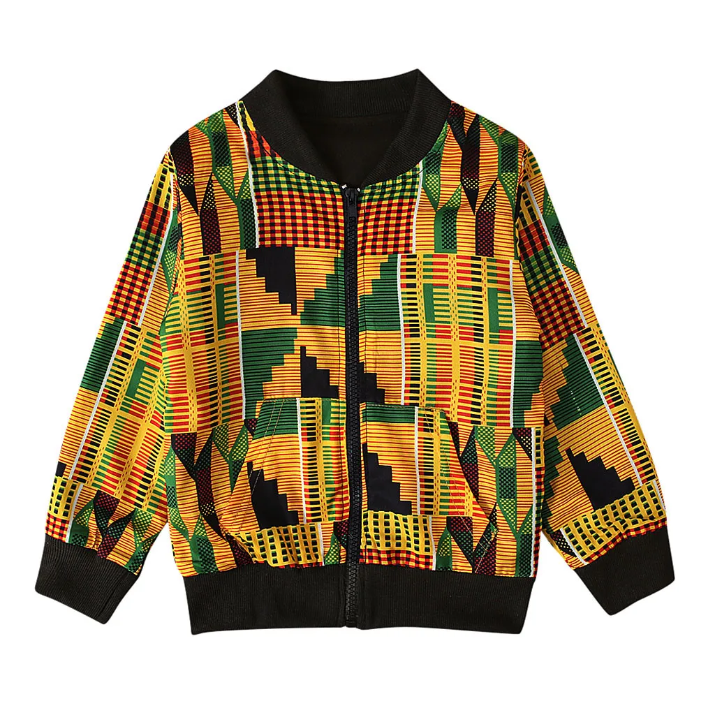 baby girl winter coat Toddler Boy Autumn Dashiki African Windproof Children Coat Long Sleeve Warm Outwear kids jacket for Girls | Детская