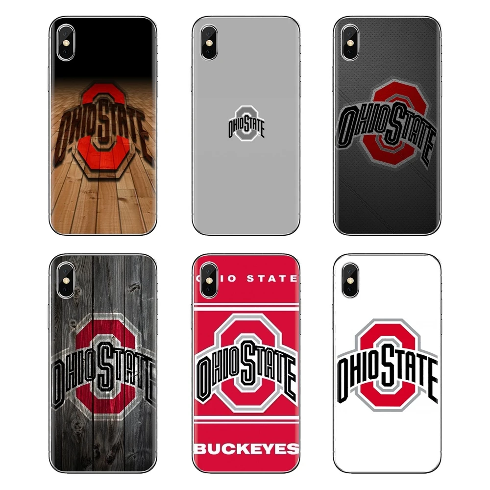 OHIO STATE BUCKEYES Silicone Phone Skin Case For Huawei Honor 7X V10 6C V9 6A Play 9 Mate 10 Pro Y7 Y5 P8 P10 Lite Plus GR5 2017 |