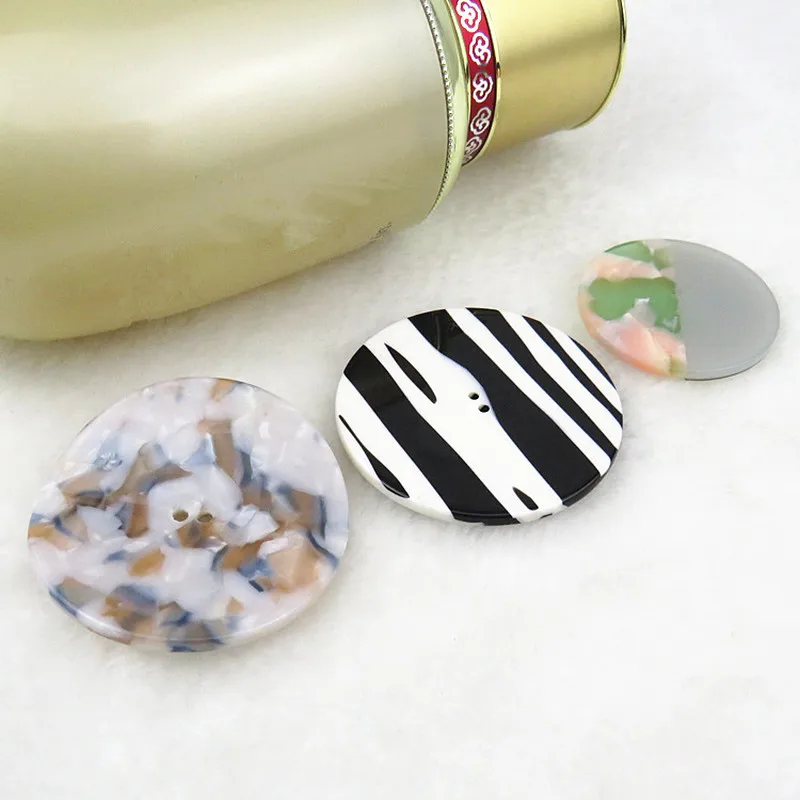 Модные пуговицы для шитья уксусной кислоты полимерные нестандартные/круглые