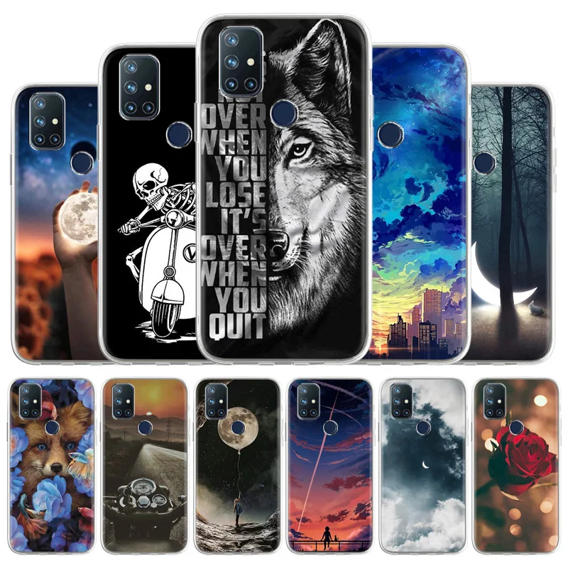 

Case For OnePlus Nord N10 Case Silicone Soft Phone Cases Cover for One Plus Nord N10 5G TPU Bumper Coque 1 + Nord N 10 NordN10