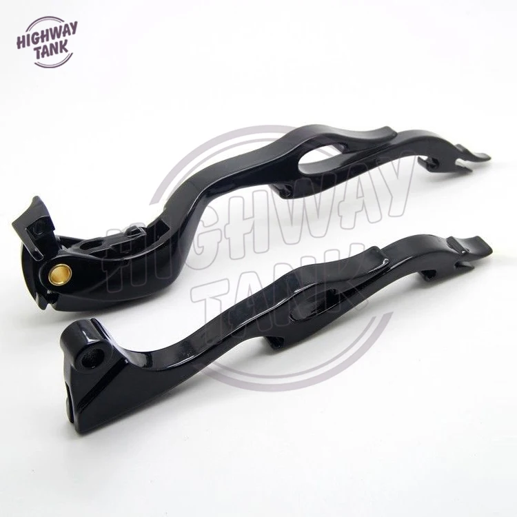 

ЧПУ Алюминиевые черные пламени мотоциклы тормозные рычаги сцепления наборы чехол для Kawasaki Ninja ZX10R ZX-10R 2006-2007