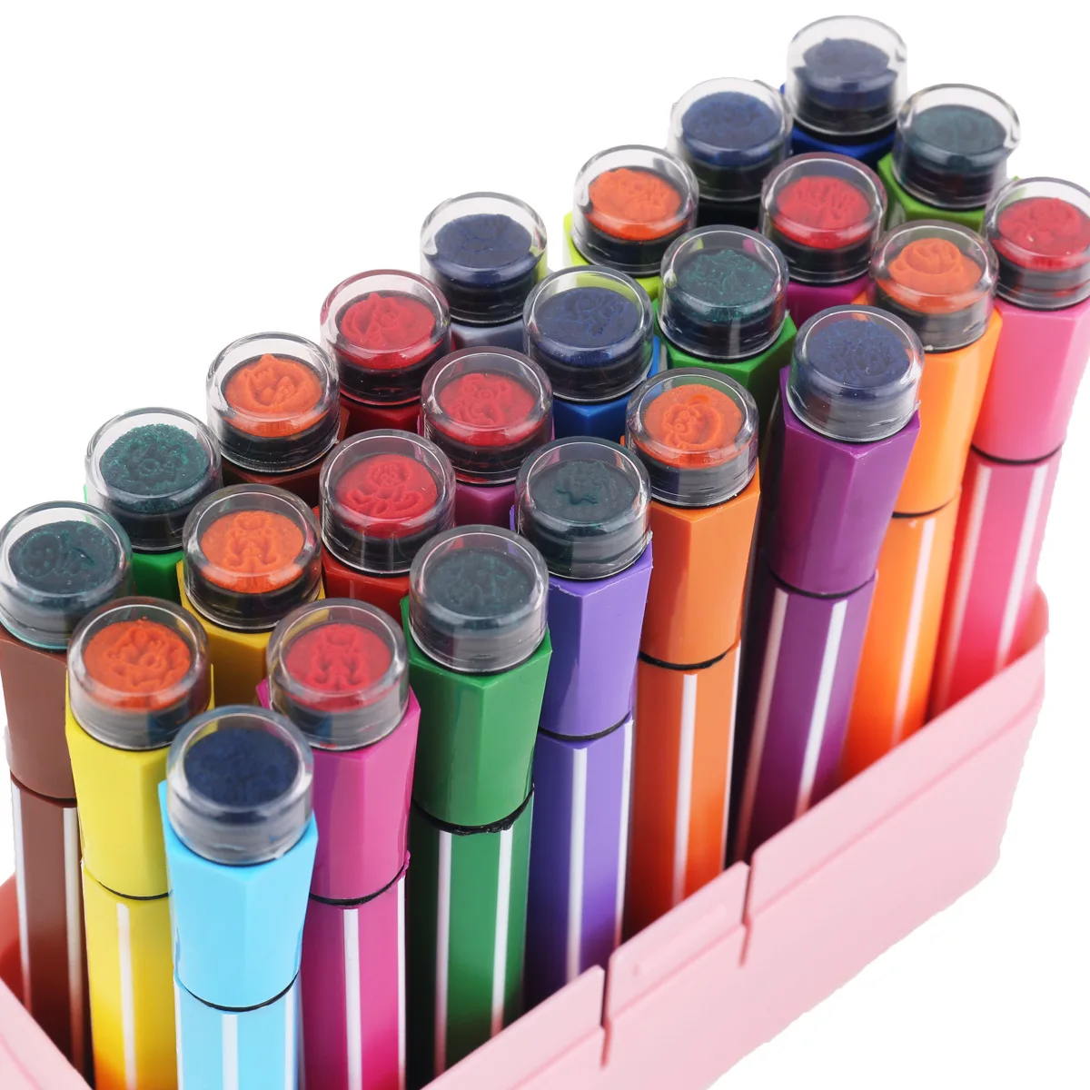 

Effective children with seal washable watercolor pen hexagonal pen 12/18/36/48 color graffiti pen