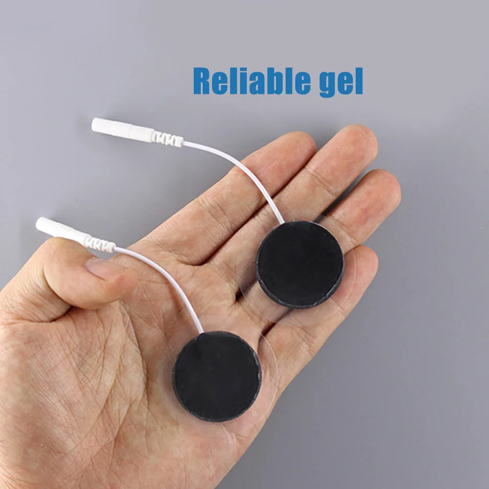 Новейшая модель Средней частоты круглый электрод колодки с набор кабелей десяти