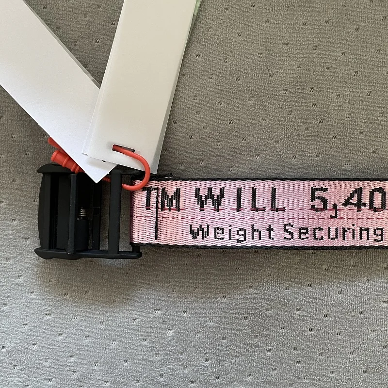 

Factory Direct Sale 2021 New Arrival Belt Mens and Women Fashion Ow Belts Yellow Casual Man Waistband