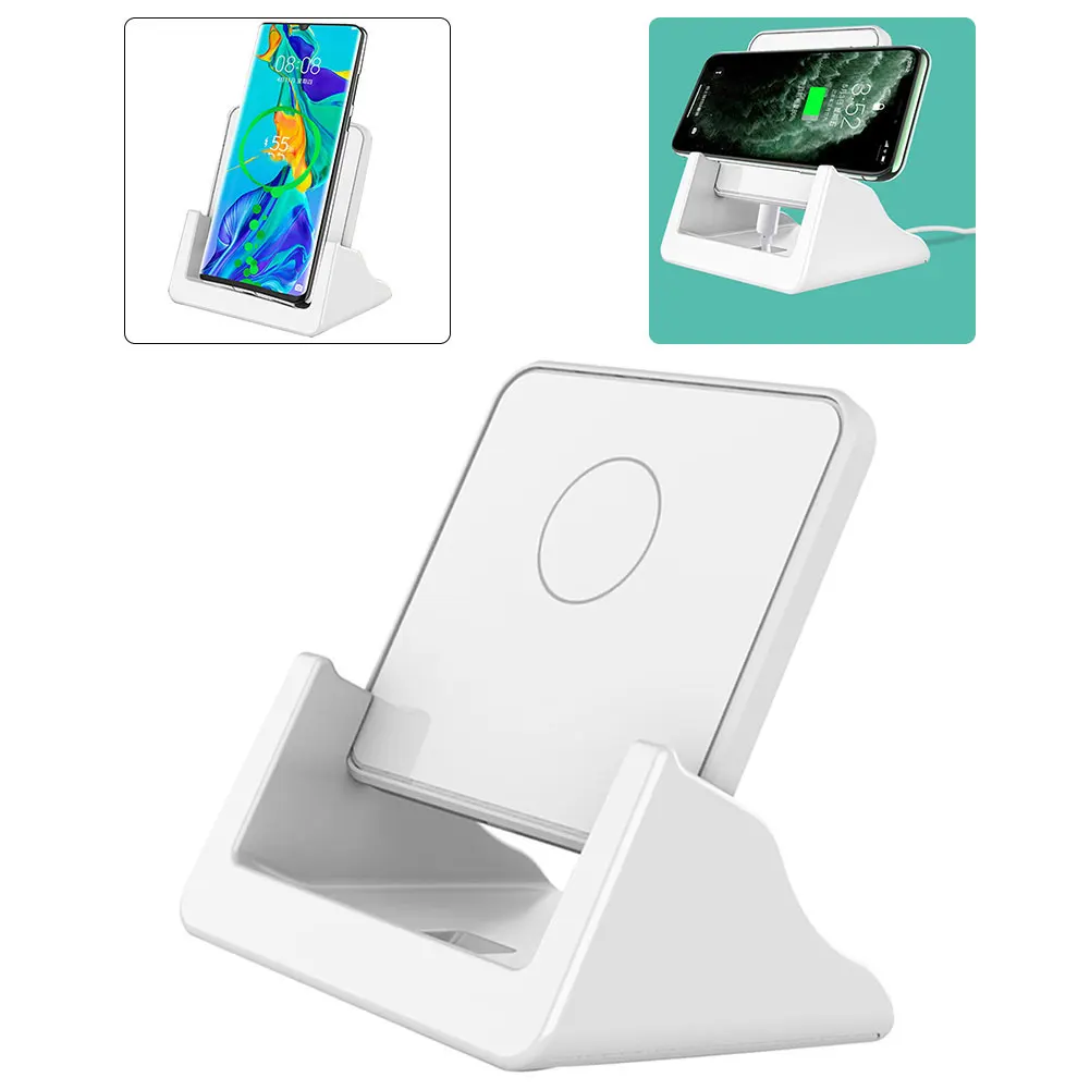 

Universal New Hot Wireless Charger Phone Holder 15W Phone Charging Stand Holder Fast Charging For Smartphone Table Stand