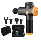 массажер пистолет Phoenix A2,  высокочастотный глубокий массажер для расслабления мышц и тканей, массажер для лица, массажер для спины, массажер для шеи, массажер для ног, массажер для тела, массажер для головы