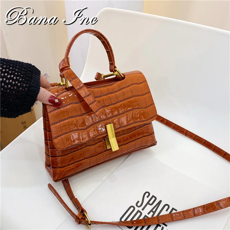 

Vintage Shoulder Bag Leather Flap Crossbody Bags For Women 2021 Winter Women's Handbags And Purse Branded Trending CrossBody Bag