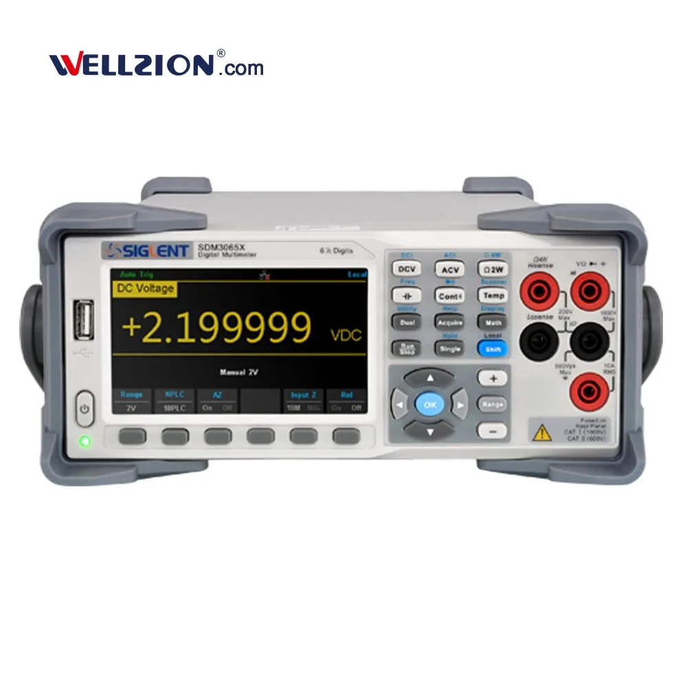 

SDM3065X,6 1/2 Digits True-RMS 4.3 inch TFT-LCD Benchtop Multimeter
